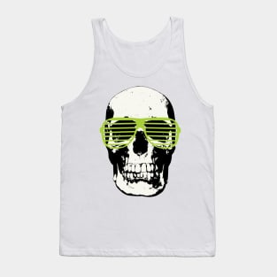 Cool skull with cool glasses Tank Top